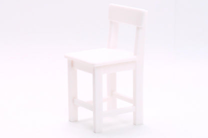 1:6 Scale Dollhouse Chair – 3D Printed Furniture for Barbie & Play Dolls