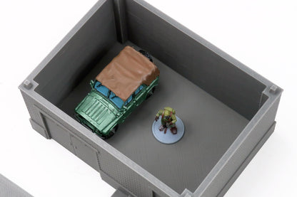 Soviet Mid Size Utilities Shed - Zona Alfa / Cold War in the East - 3D Printed Miniature Wargaming Terrain 28mm / 20mm / 15mm Scale