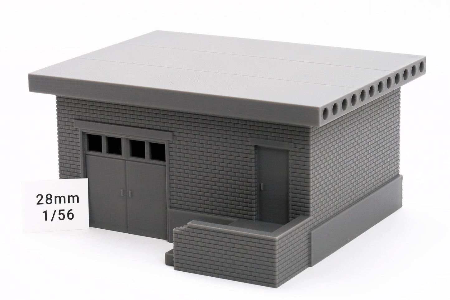 Soviet Mid Size Utilities Shed - Zona Alfa / Cold War in the East - 3D Printed Miniature Wargaming Terrain 28mm / 20mm / 15mm Scale