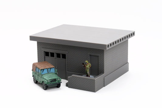 Soviet Mid Size Utilities Shed - Zona Alfa / Cold War in the East - 3D Printed Miniature Wargaming Terrain 28mm / 20mm / 15mm Scale