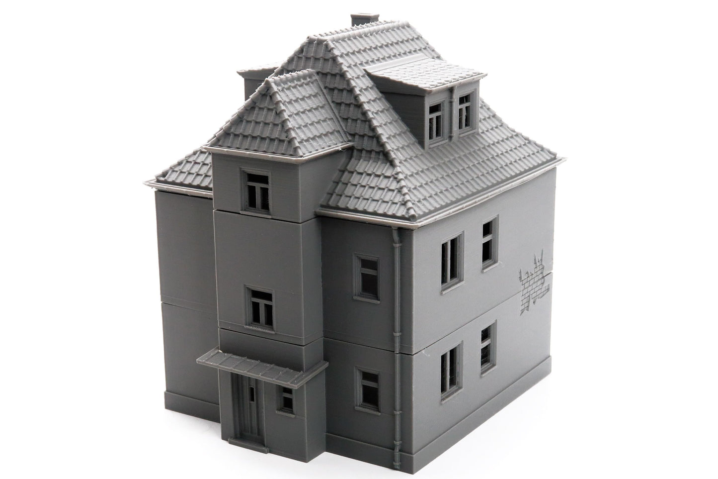 Fulda Cap West German Village House DS T3 - 3D Printed Miniature Cold War Era Wargaming Terrain 28mm / 20mm / 15mm Scale