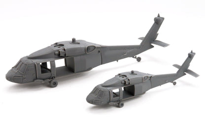 UH-60A Black Hawk Helicopter - 3D Printed Miniature for Tabletop Wargames - 28mm / 20mm / 15mm Scales