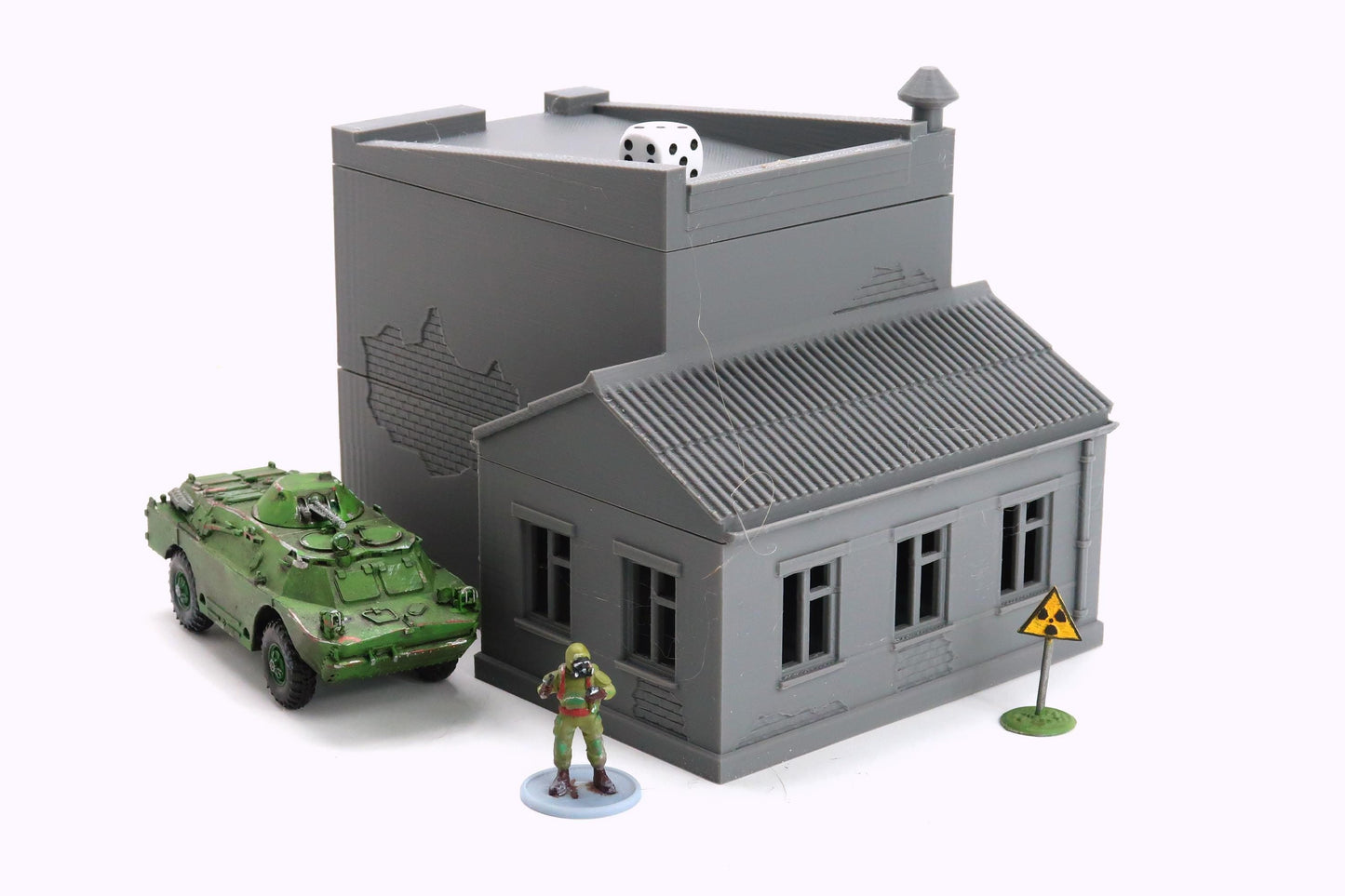 HQ / Weaponry / Communications - Miniature Wargaming Terrain - Zona Alfa - Team Yankee - 3D Print