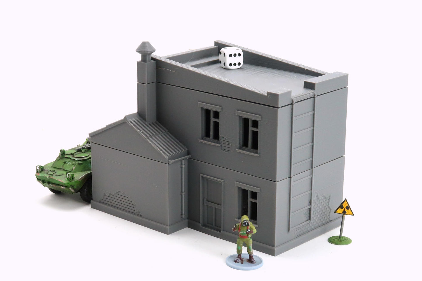 HQ / Weaponry / Communications - Miniature Wargaming Terrain - Zona Alfa - Team Yankee - 3D Print