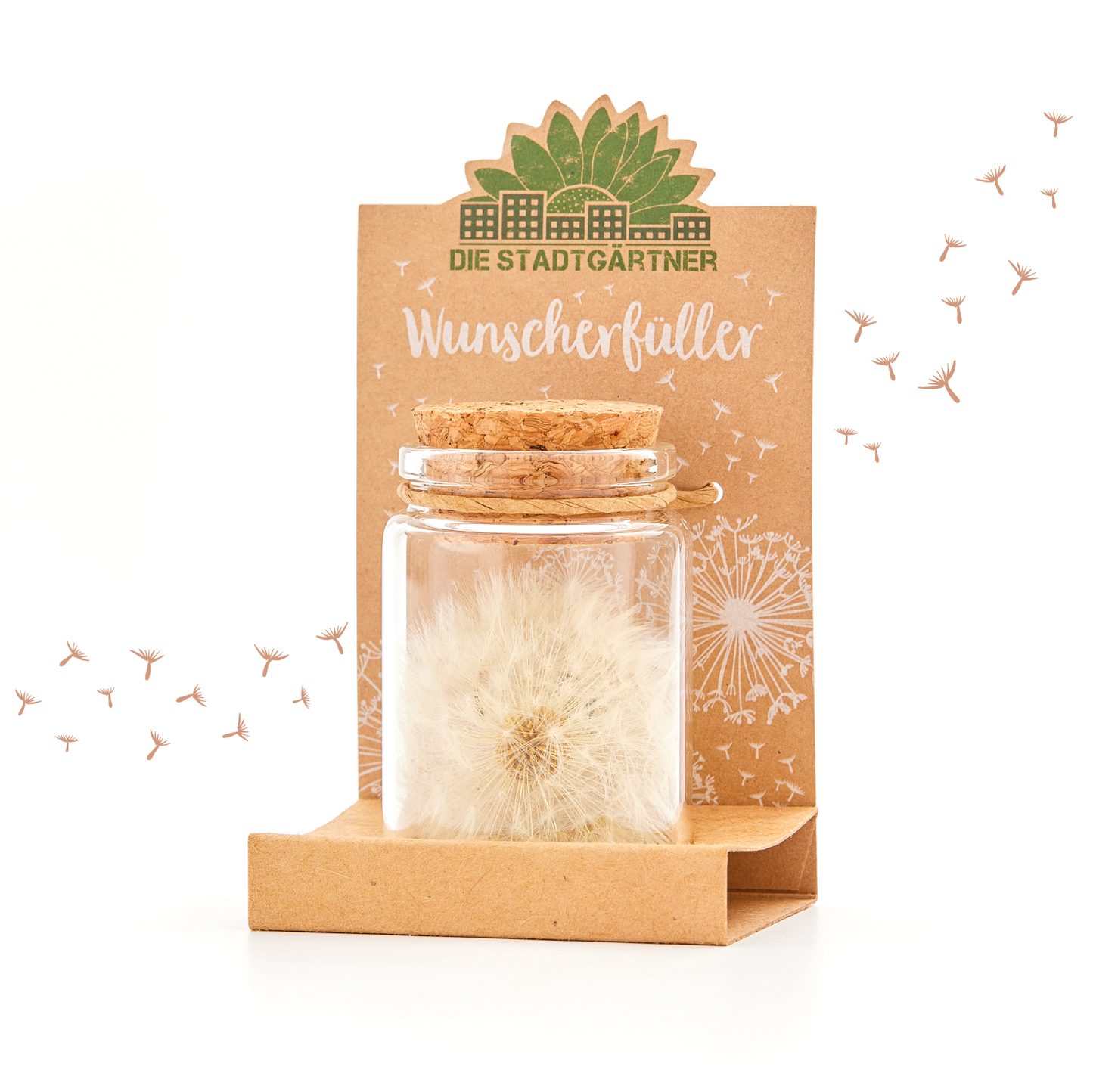 Big wish-fulfiller – dandelion in a glass
