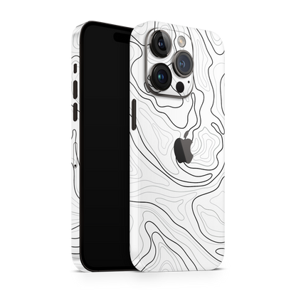 iPhone 16 Pro Max Skin Topo White Matt