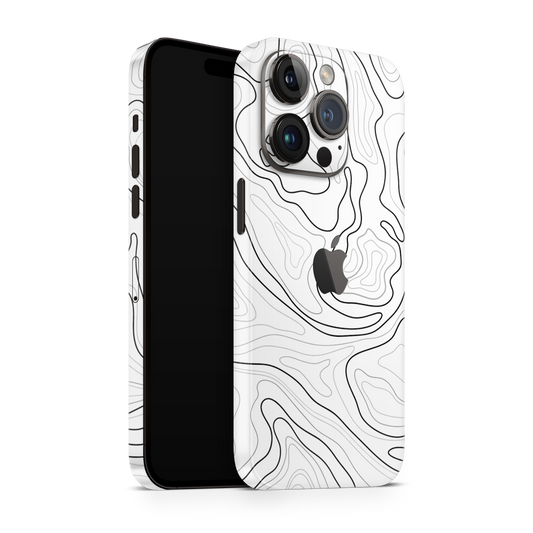 iPhone 13 Pro Skin Topo White Matt