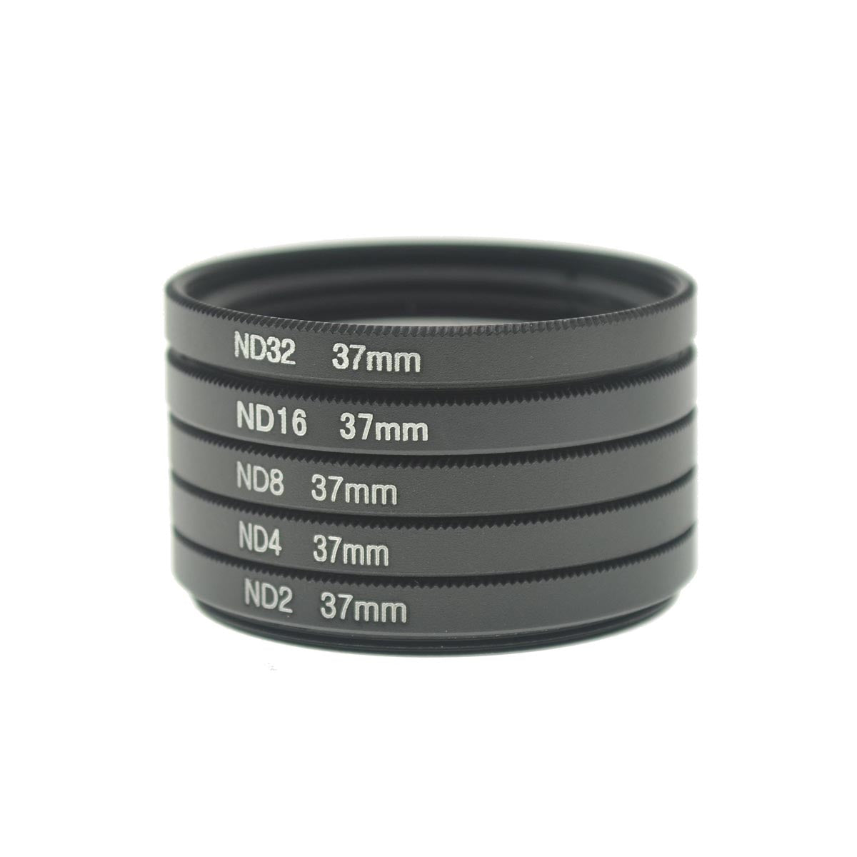 SYSTEM-S ND Filter 37 mm Set Neutraldichtefilter Graufilter mit Hülle für iPhone 11 Pro