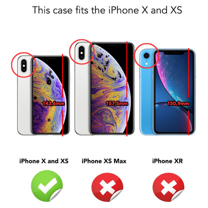 NALIA Neon Silikonhülle für iPhone X / XS – Soft-Touch & Signal-Neon – NEONSHOCK (Matte Schutzhülle) – Marke aus Berlin