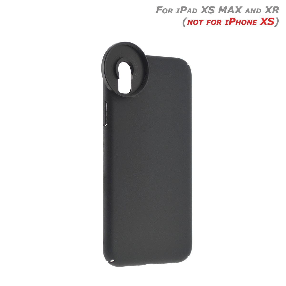 SYSTEM-S CPL Filter 37 mm Circular Polarizer Linse in Schwarz mit Hülle für iPhone XS Max