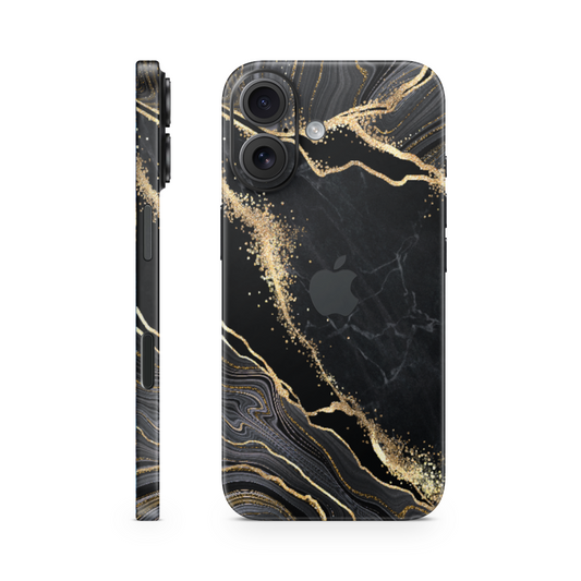 iPhone 16 Plus Skin Luxury Black