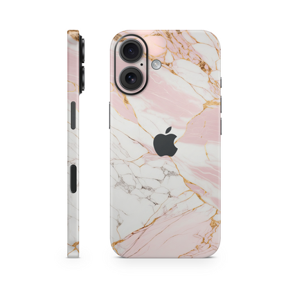 iPhone 16 Skin Pink Marble