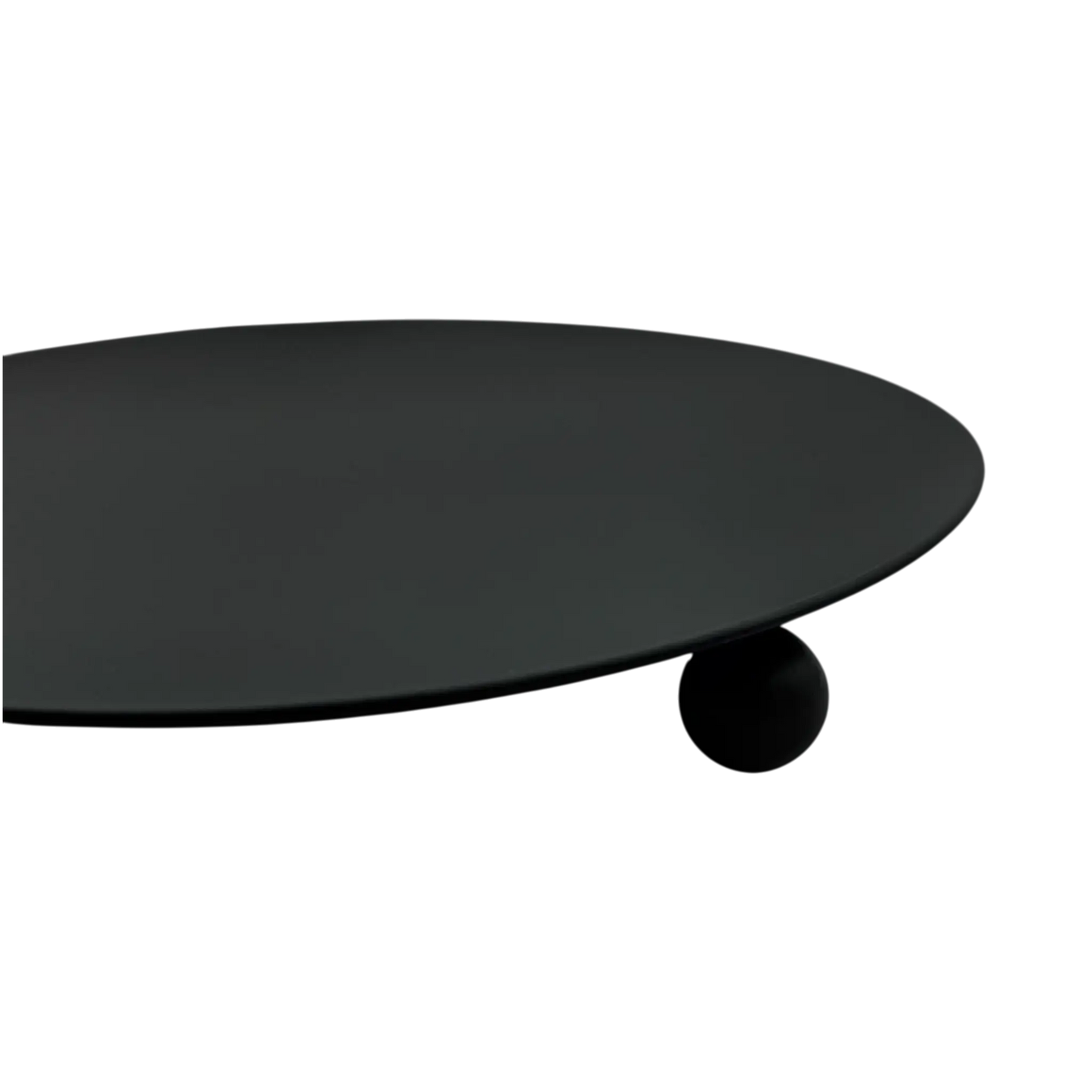 Kerzenhalter schwarz 4 Stück Stumpenkerzen Teller Kerzenteller Weihnachten 8,5 cm