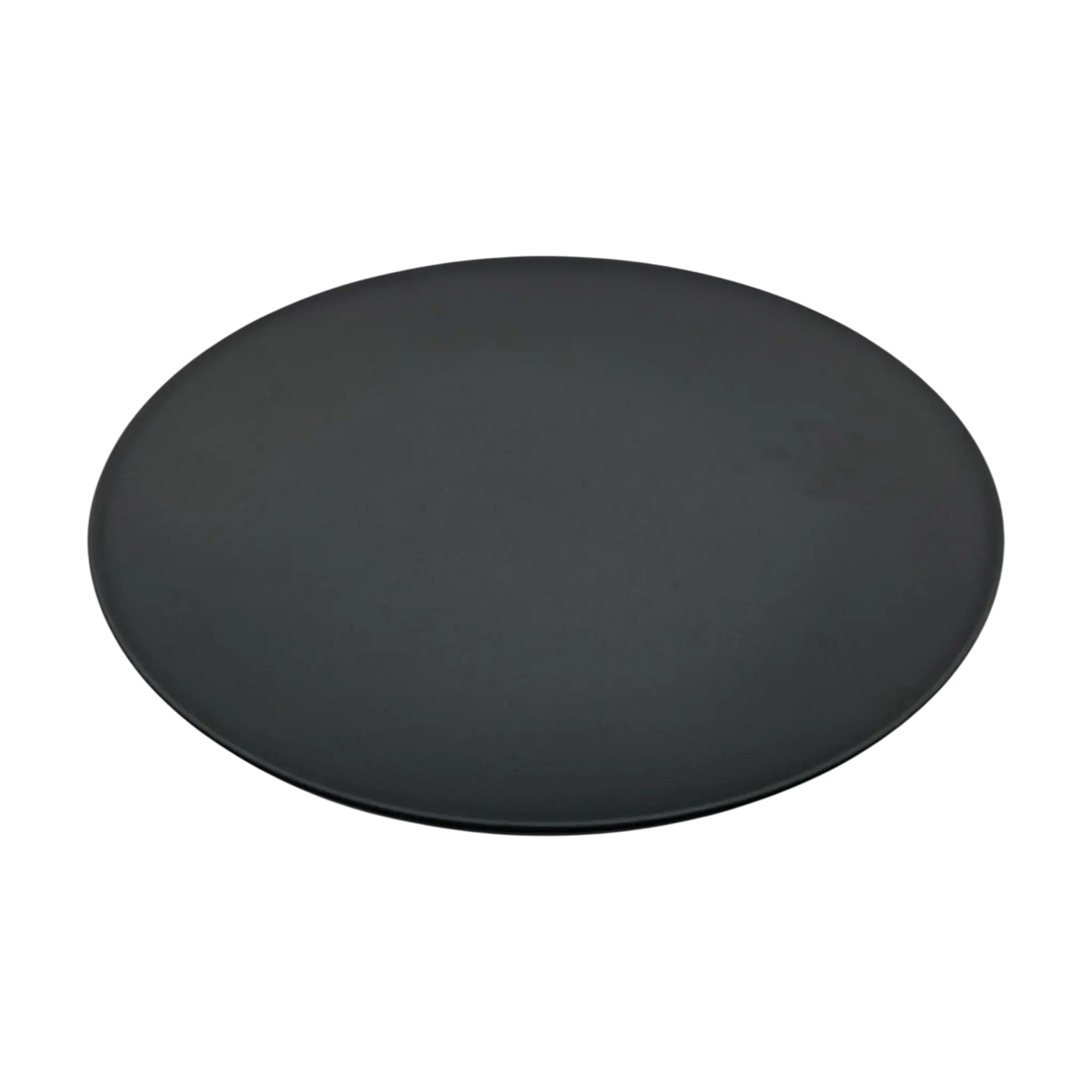 Kerzenhalter schwarz 4 Stück Stumpenkerzen Teller Kerzenteller Weihnachten 8,5 cm