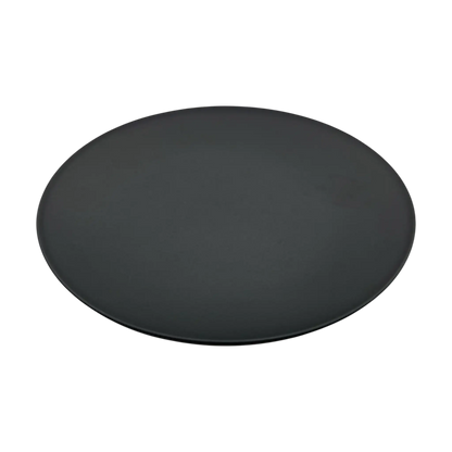 Kerzenhalter schwarz 4 Stück Stumpenkerzen Teller Kerzenteller Weihnachten 8,5 cm