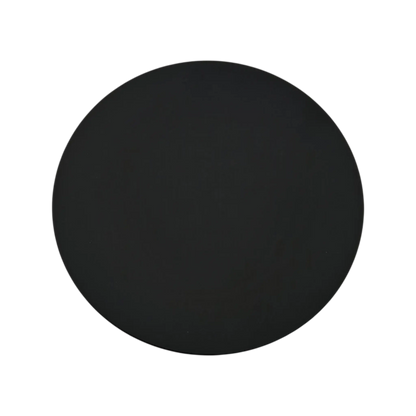 Kerzenhalter schwarz 4 Stück Stumpenkerzen Teller Kerzenteller Weihnachten 12 cm