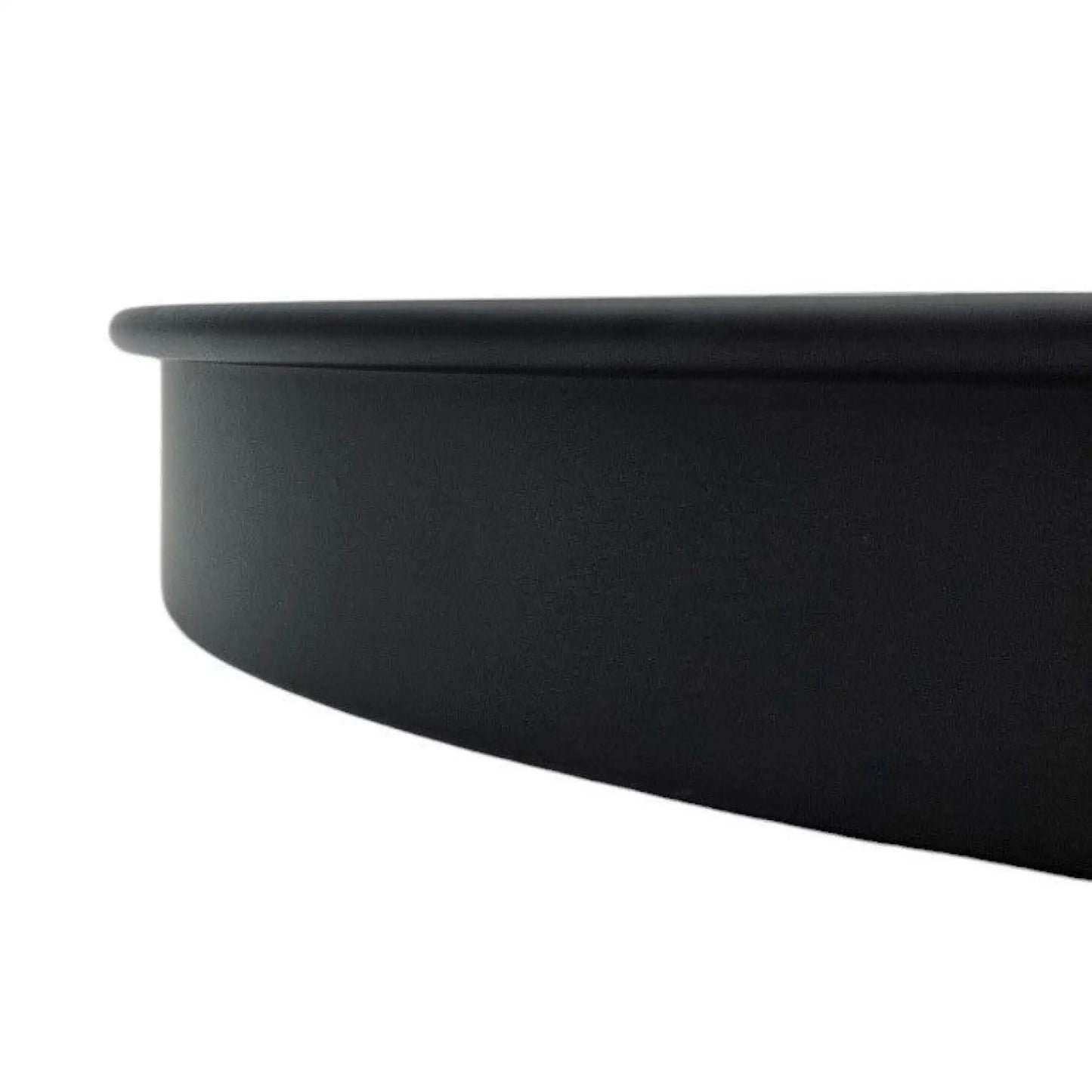 Kerzenteller Kerzentablett magnetische Kerzenhalter Tablett schwarz Metall 25 cm