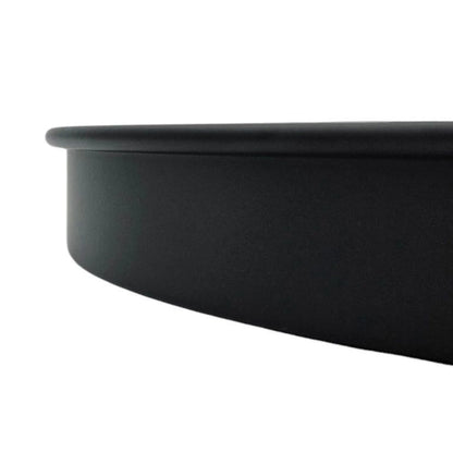 Kerzenteller Kerzentablett magnetische Kerzenhalter Tablett schwarz Metall 25 cm
