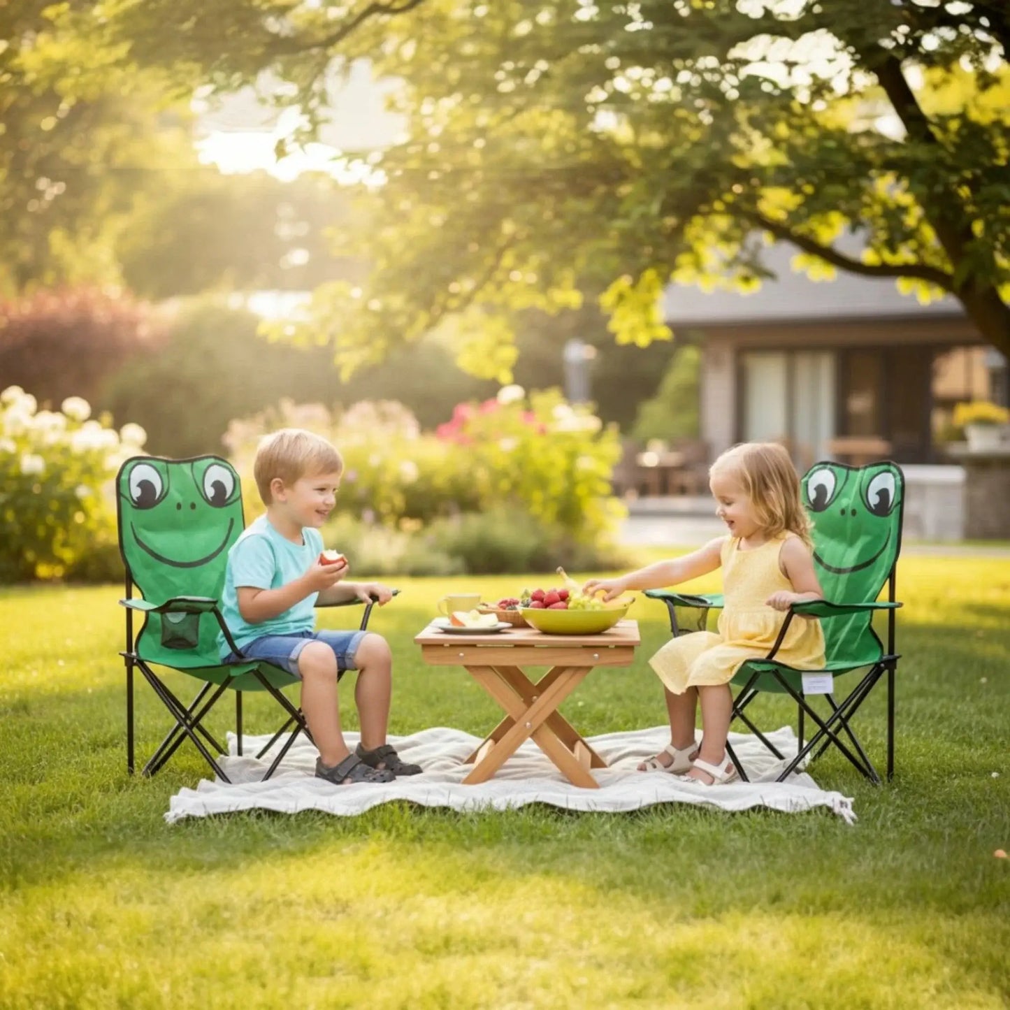 Kinderstuhl Campingstuhl Anglerstuhl Klappbar Affe Forsch Elefant Katze Getränkehalter