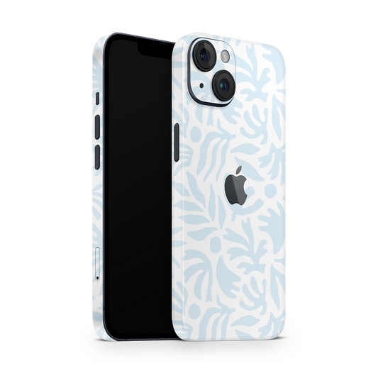 iPhone 12 mini Skin Koralle Blau