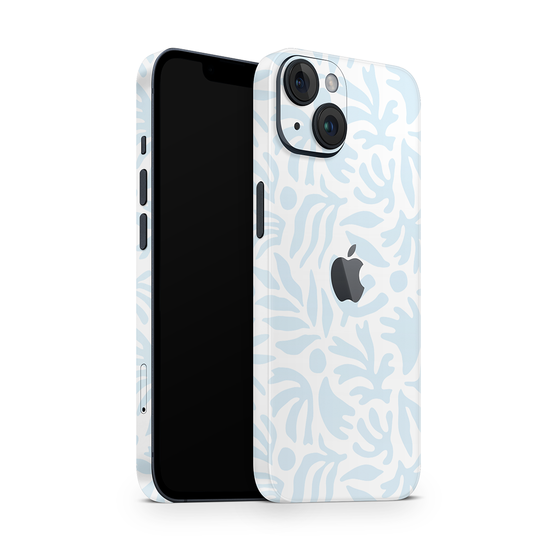 iPhone 14 Skin Koralle Blau