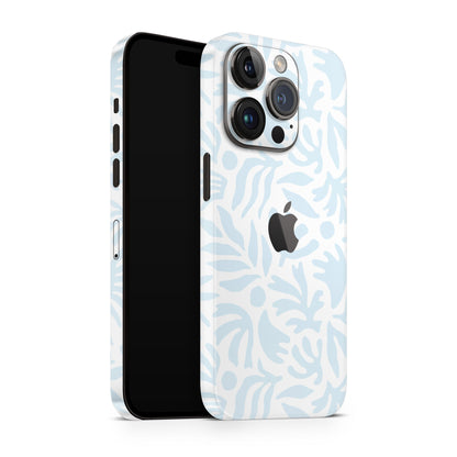 iPhone 15 Pro Skin Koralle Blau