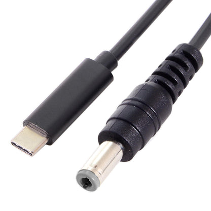 SYSTEM-S USB 3.1 Kabel 145 cm Typ C Stecker zu DC 20 V 5,5 x 1,1 mm Stecker