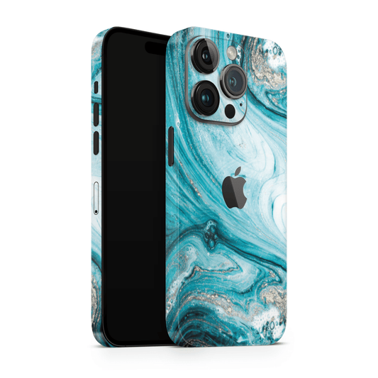 iPhone 12 Pro Skin Liquid Blue