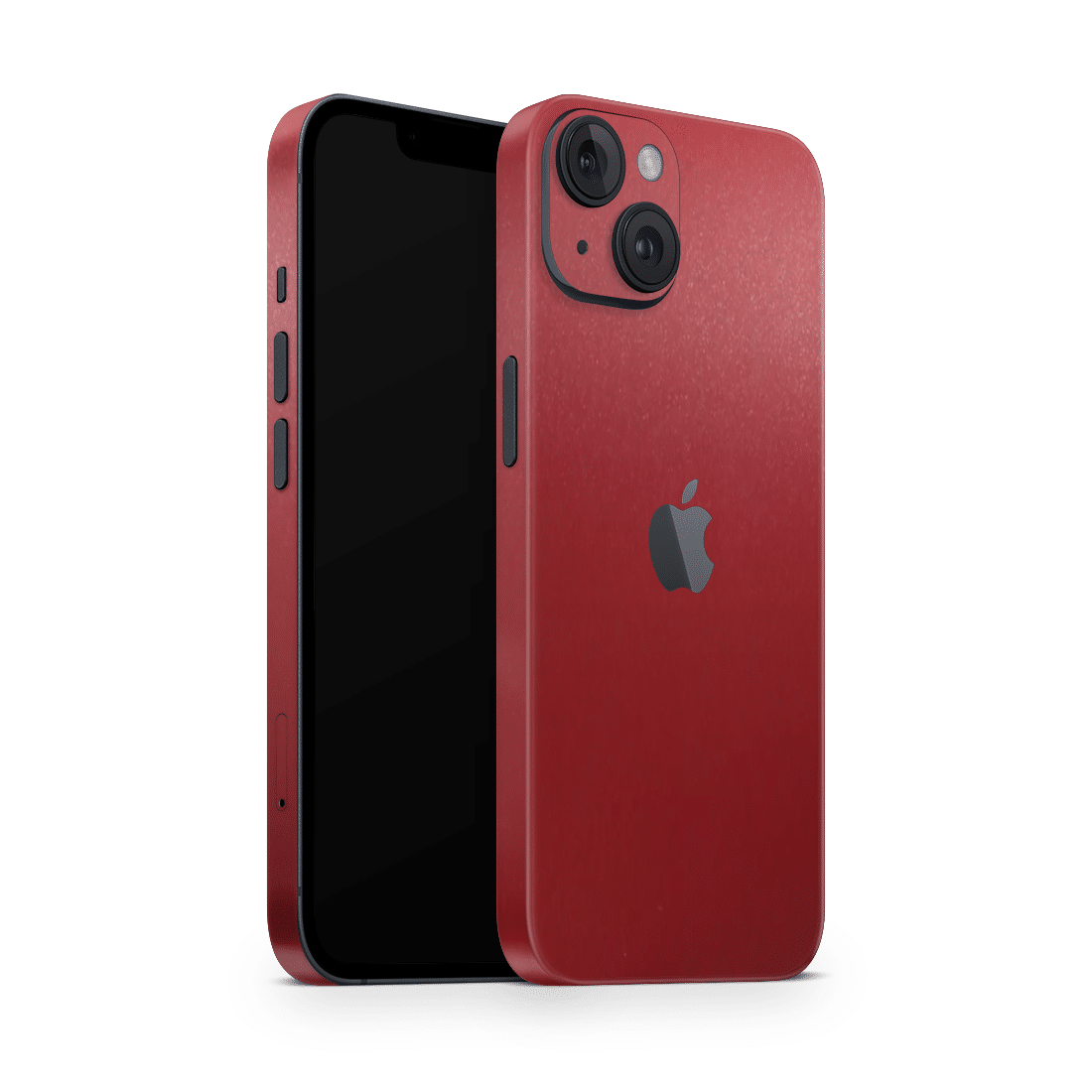 iPhone 12 Skin Matt Rot Metallic