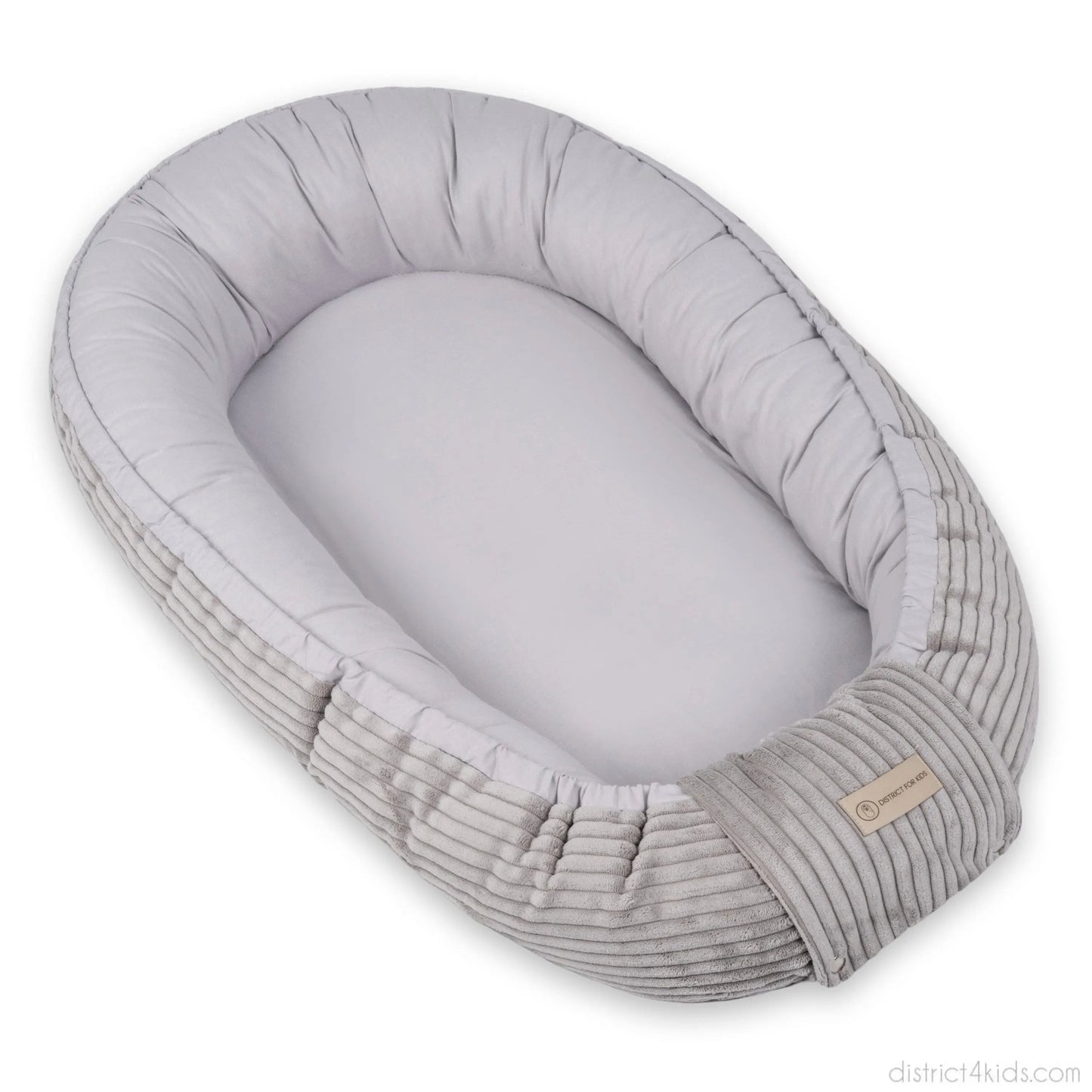 Babynest Cord creme – weich & mitwachsend