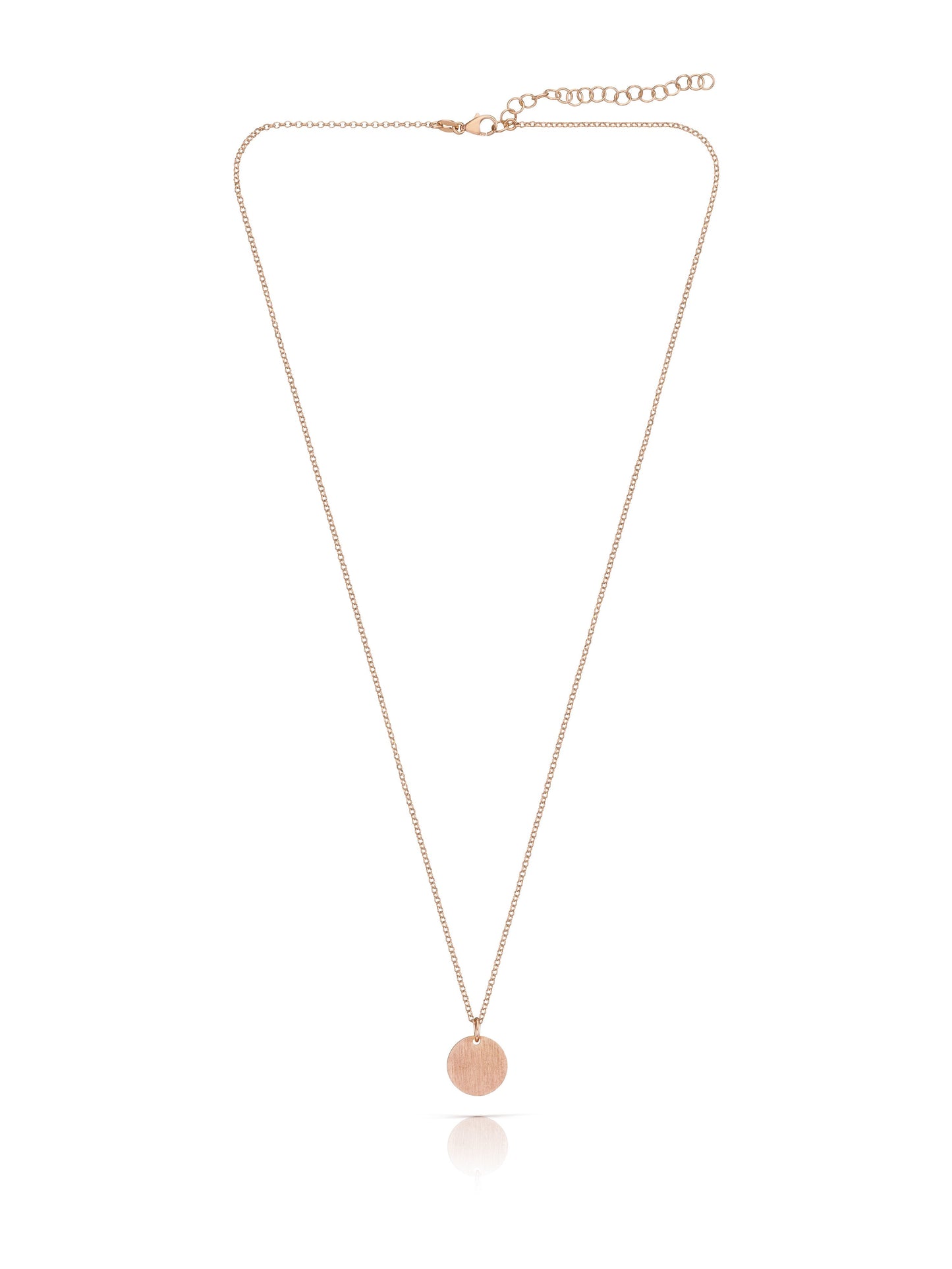 Kettenanhänger CIRCLE 1,2 cm Roségold