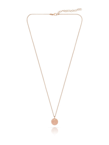 Kettenanhänger CIRCLE 1,2 cm Roségold