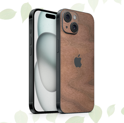 iPhone 13 mini Skin Holz Nuss