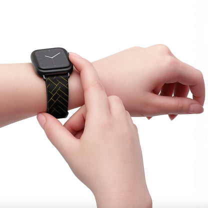 Noir - Apple Watch Armband 38-41mm & 42 (ab Serie 10)