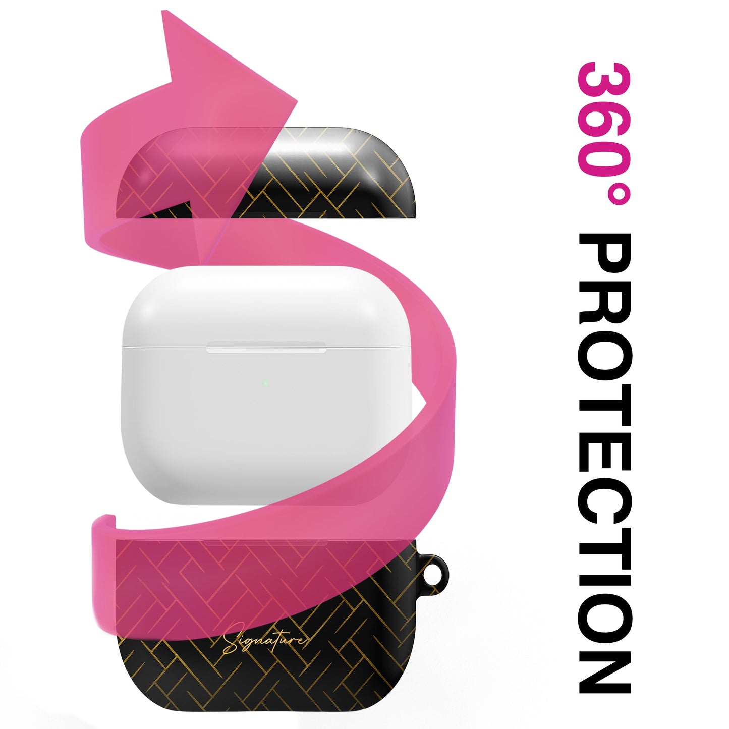 Noir - AirPods 4 Hülle
