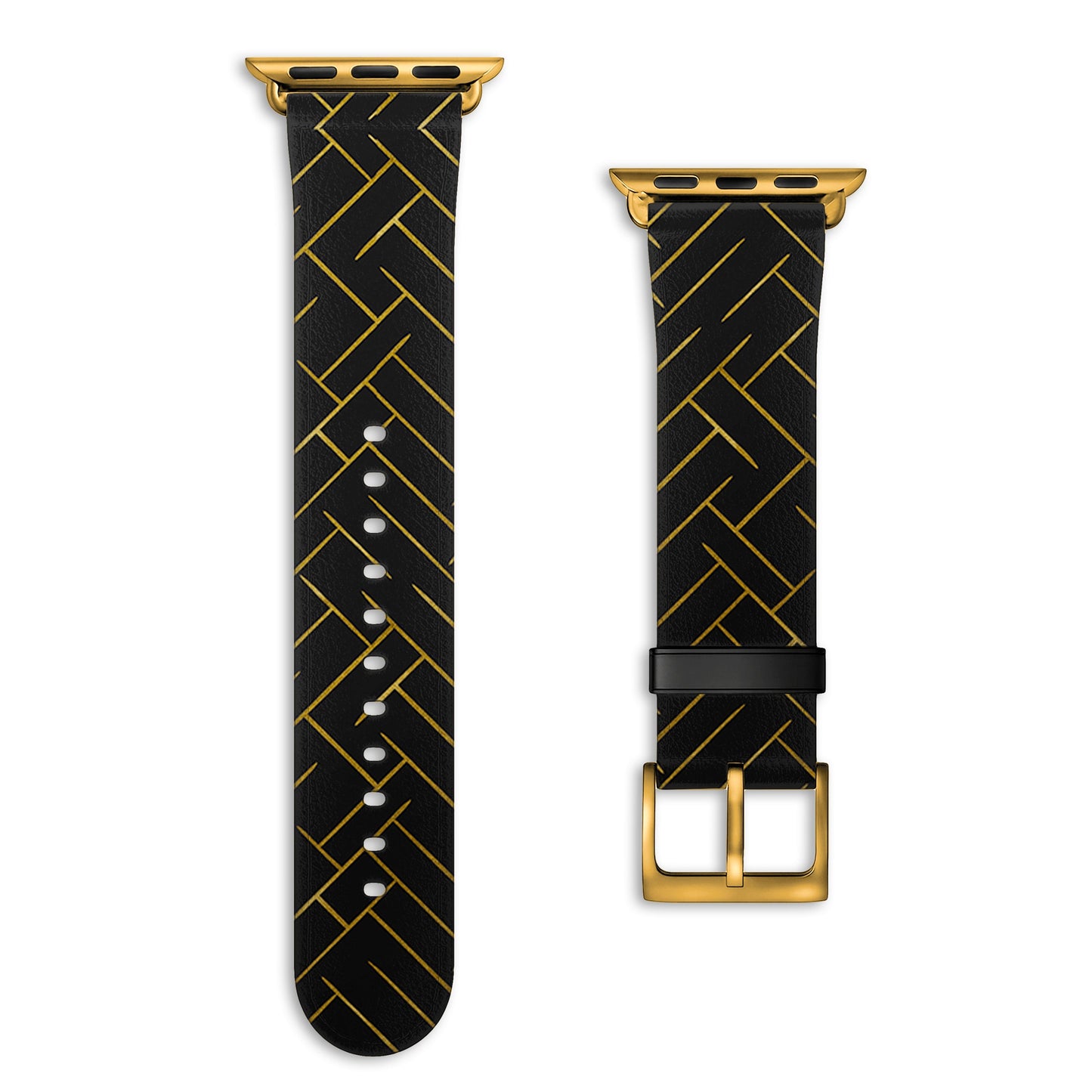 Noir - Apple Watch Armband 44-49mm & 42 (Serie 1-3)
