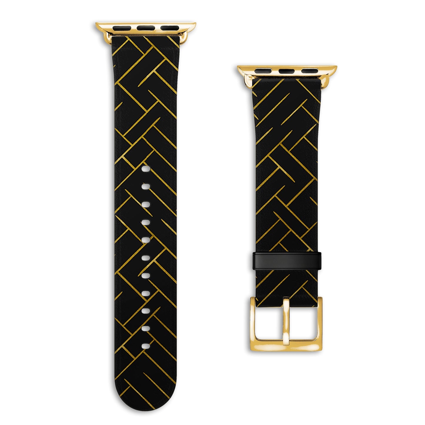 Noir - Apple Watch Armband 44-49mm & 42 (Serie 1-3)