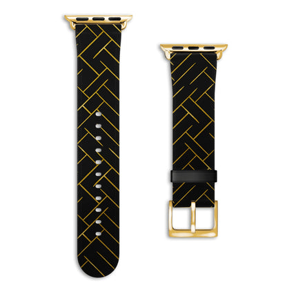 Noir - Apple Watch Armband 44-49mm & 42 (Serie 1-3)