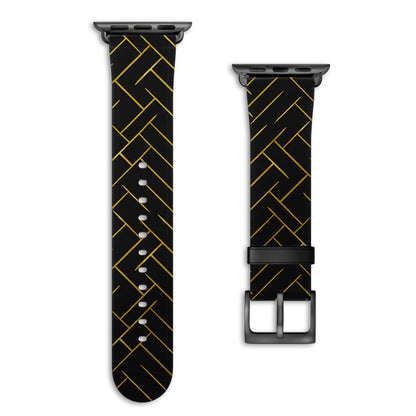 Noir - Apple Watch Armband 44-49mm & 42 (Serie 1-3)