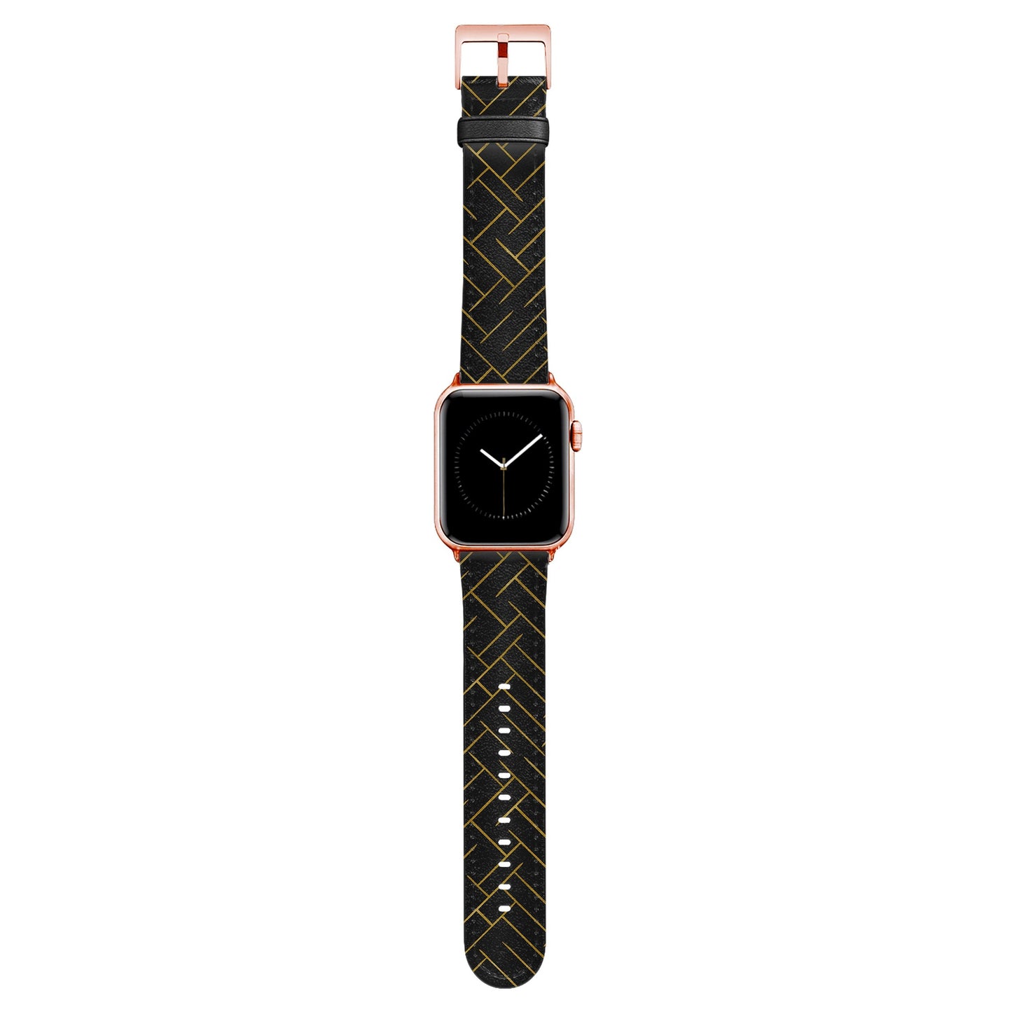 Noir - Apple Watch Armband 44-49mm & 42 (Serie 1-3)