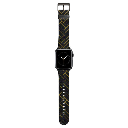 Noir - Apple Watch Armband 44-49mm & 42 (Serie 1-3)