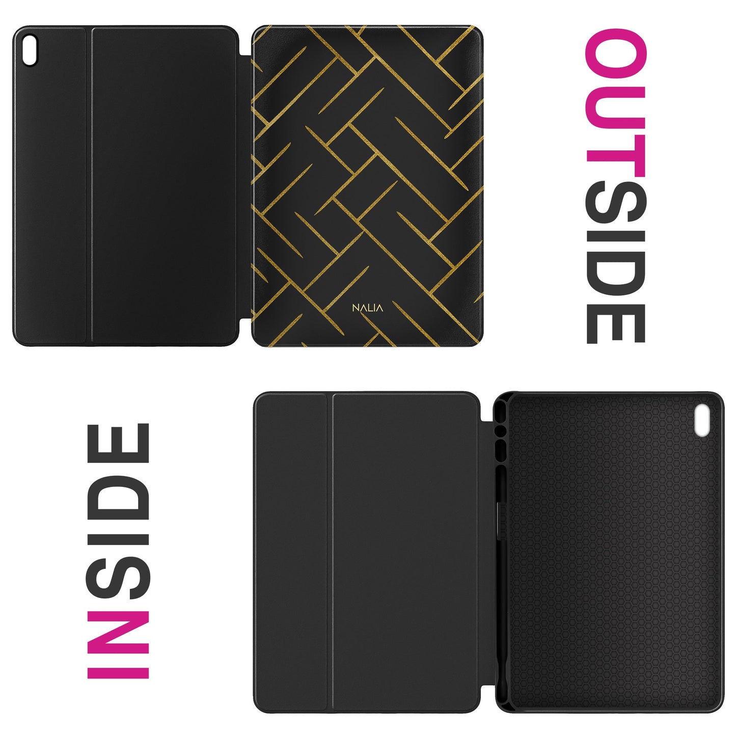 Noir - iPad Air 11″ (M2 [2024] & M3 [2025]) Hülle