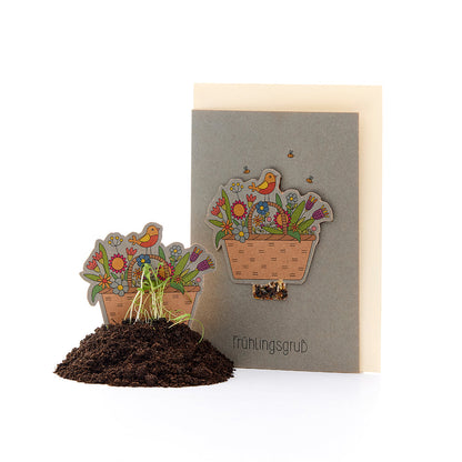 Easter card "Spring Greetings"