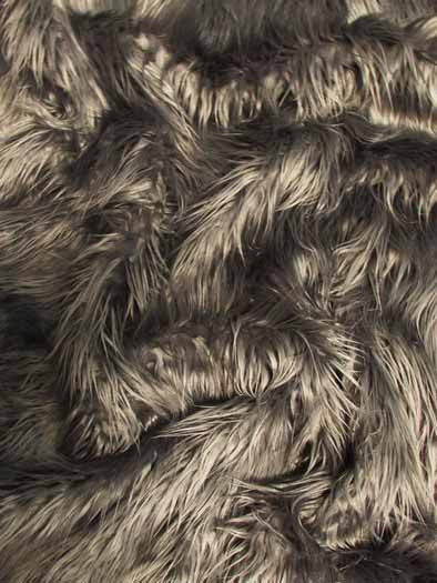 EcoShag™ Solid Mongolian Shaggy Fur – Langfloriges Kunstfell