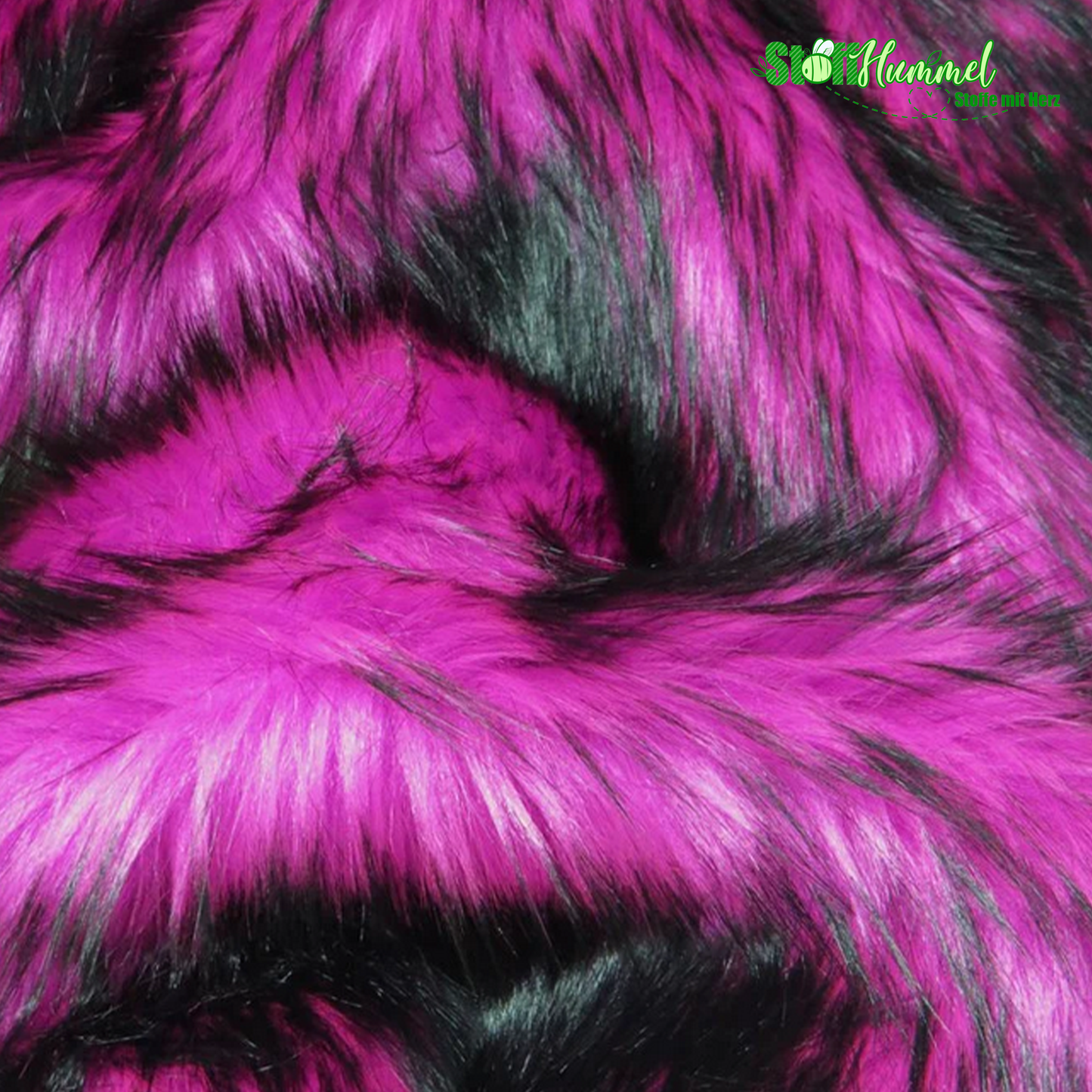Ecoshag™ Neon Poison Spike Shag Faux Fur Fabric