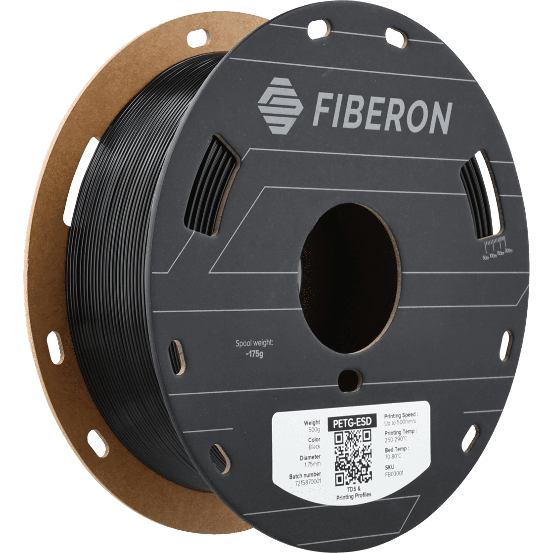 Polymaker Fiberon PETG-ESD Black