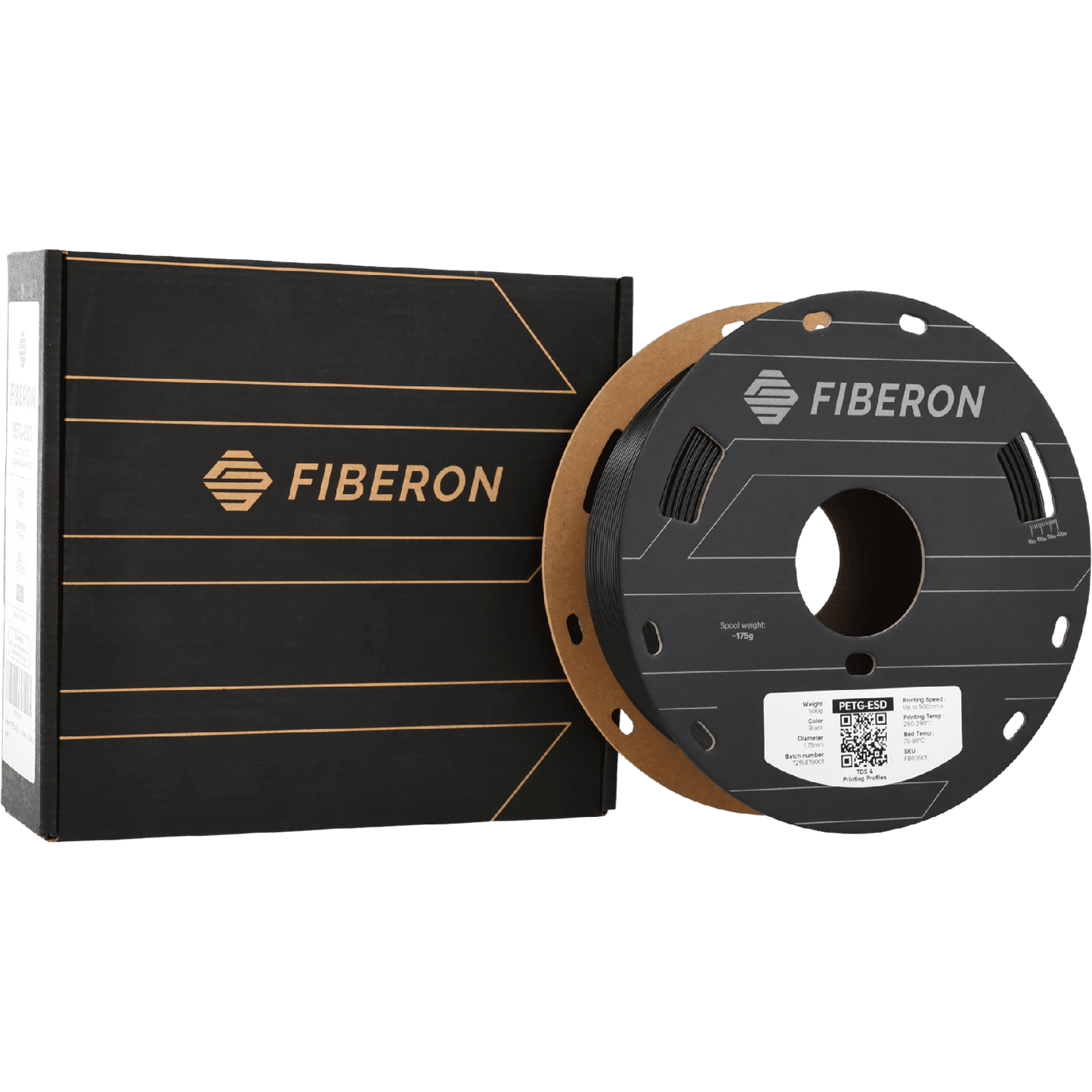 Polymaker Fiberon PETG-ESD Black