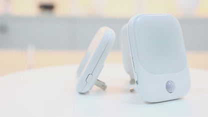 2 Pieces LED Night Light Plug-In with Motion Sensor