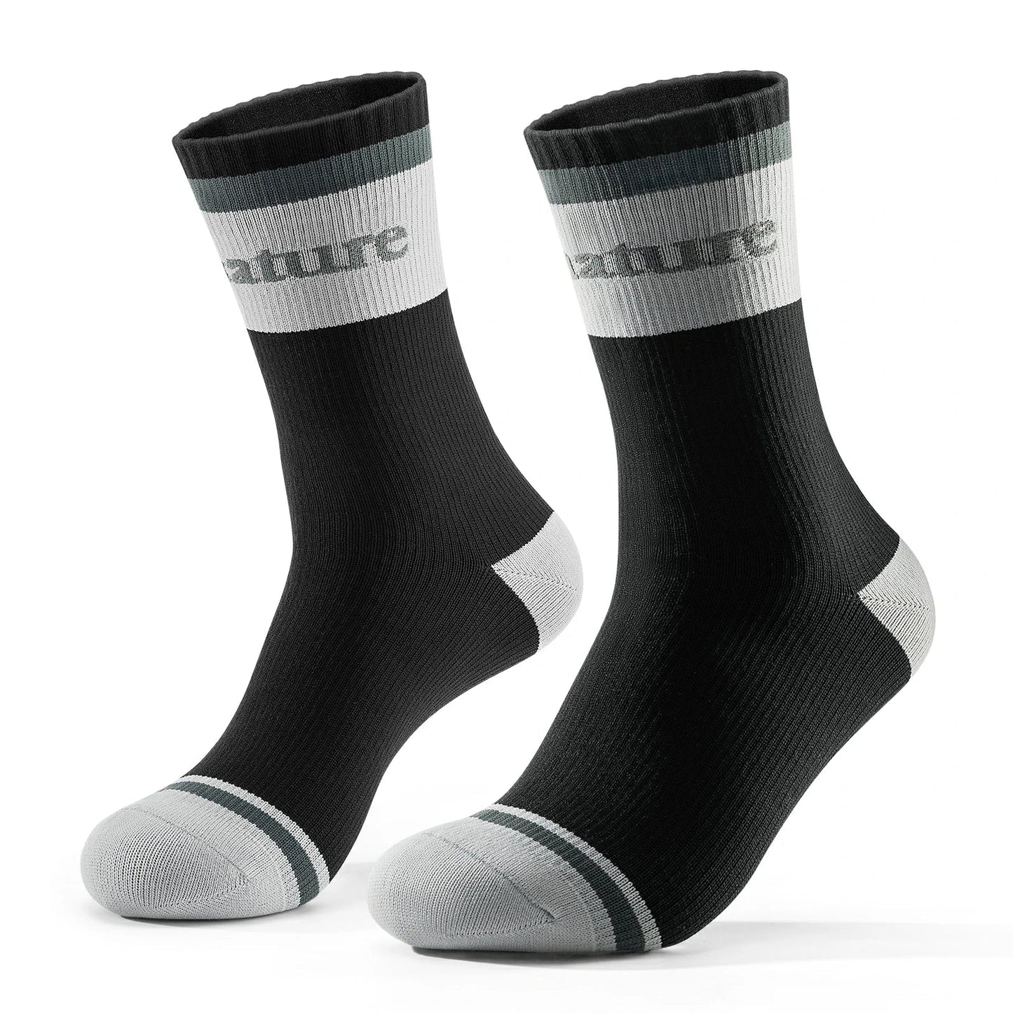 Qunature Wasserdichte Fahrradsocken Atmungsaktiv Unisex