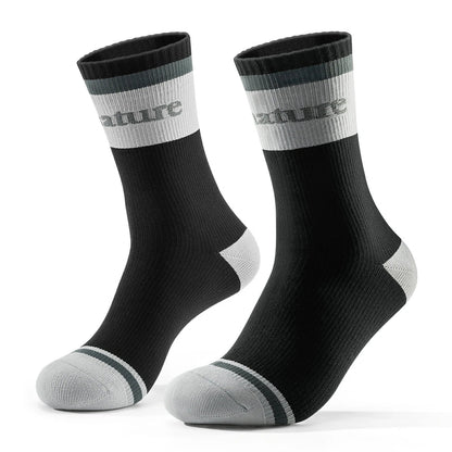 Qunature Wasserdichte Fahrradsocken Atmungsaktiv Unisex